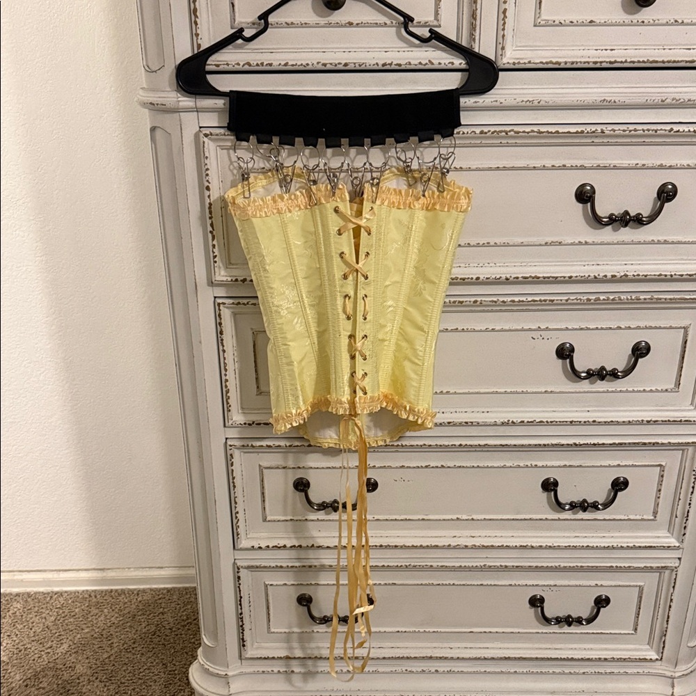 Yellow Corset Top - Picture 2 of 2